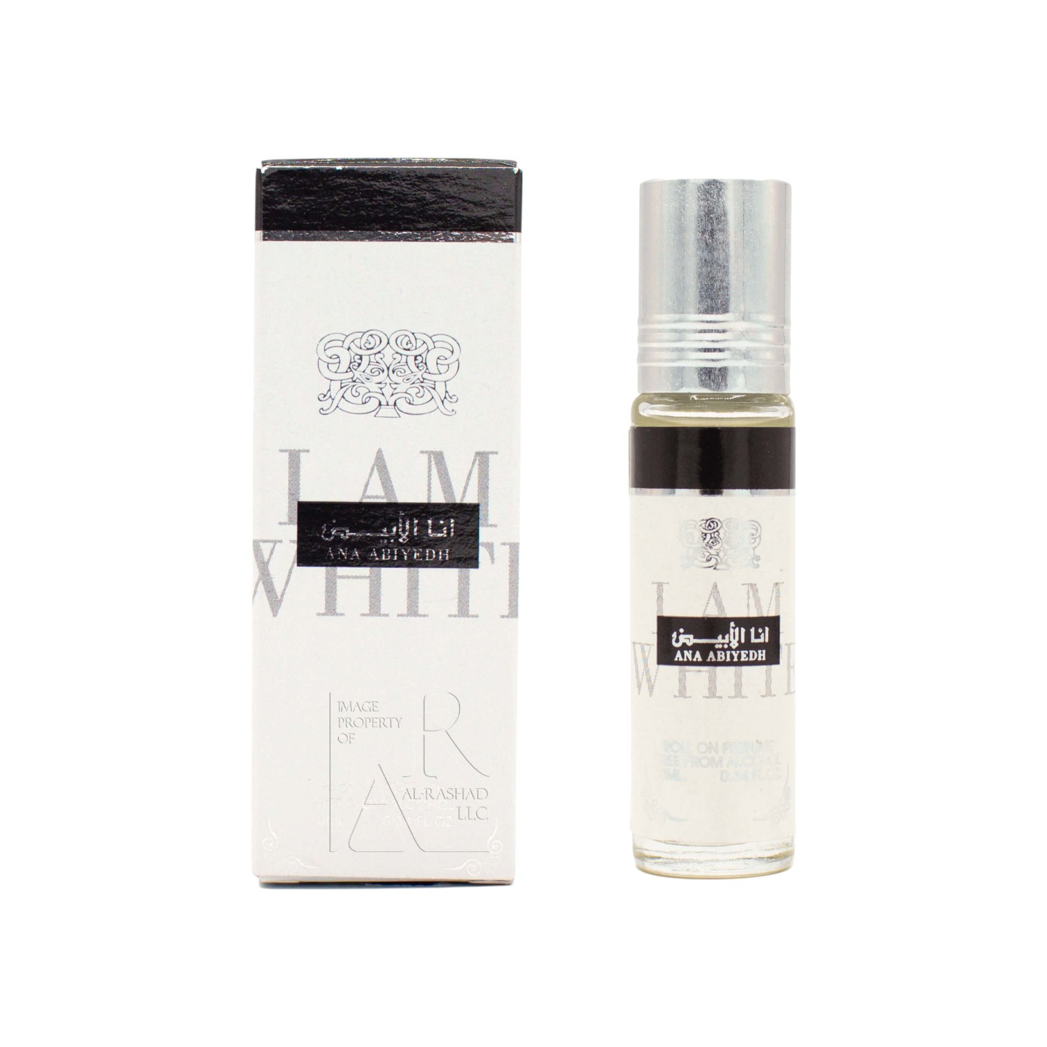 Ard Al Zaafaran Ana Abiyedh Iam White — roll-on 10 ml — presentación del producto