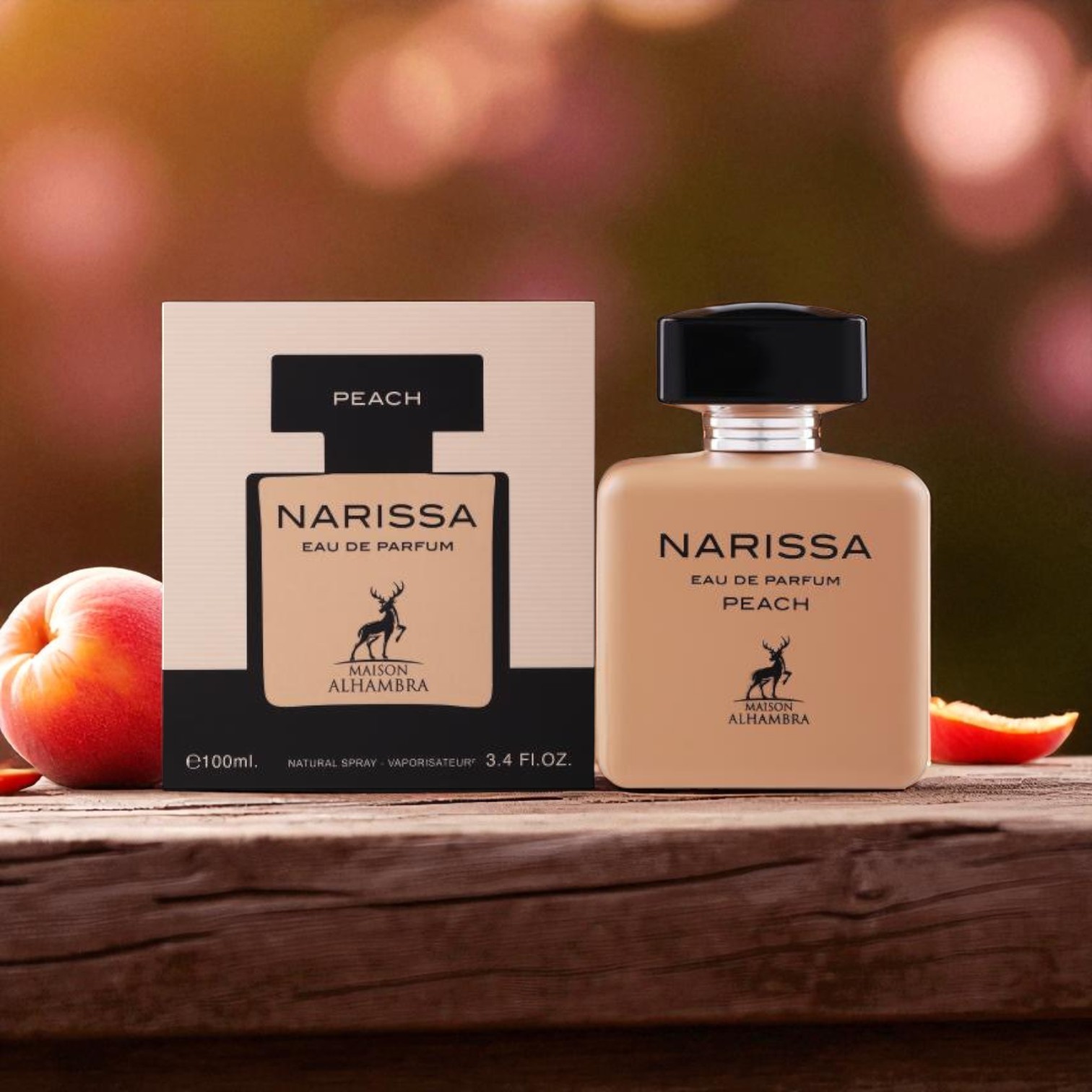 Maison Alhambra Narissa Peach 100 ml - Imagen 2