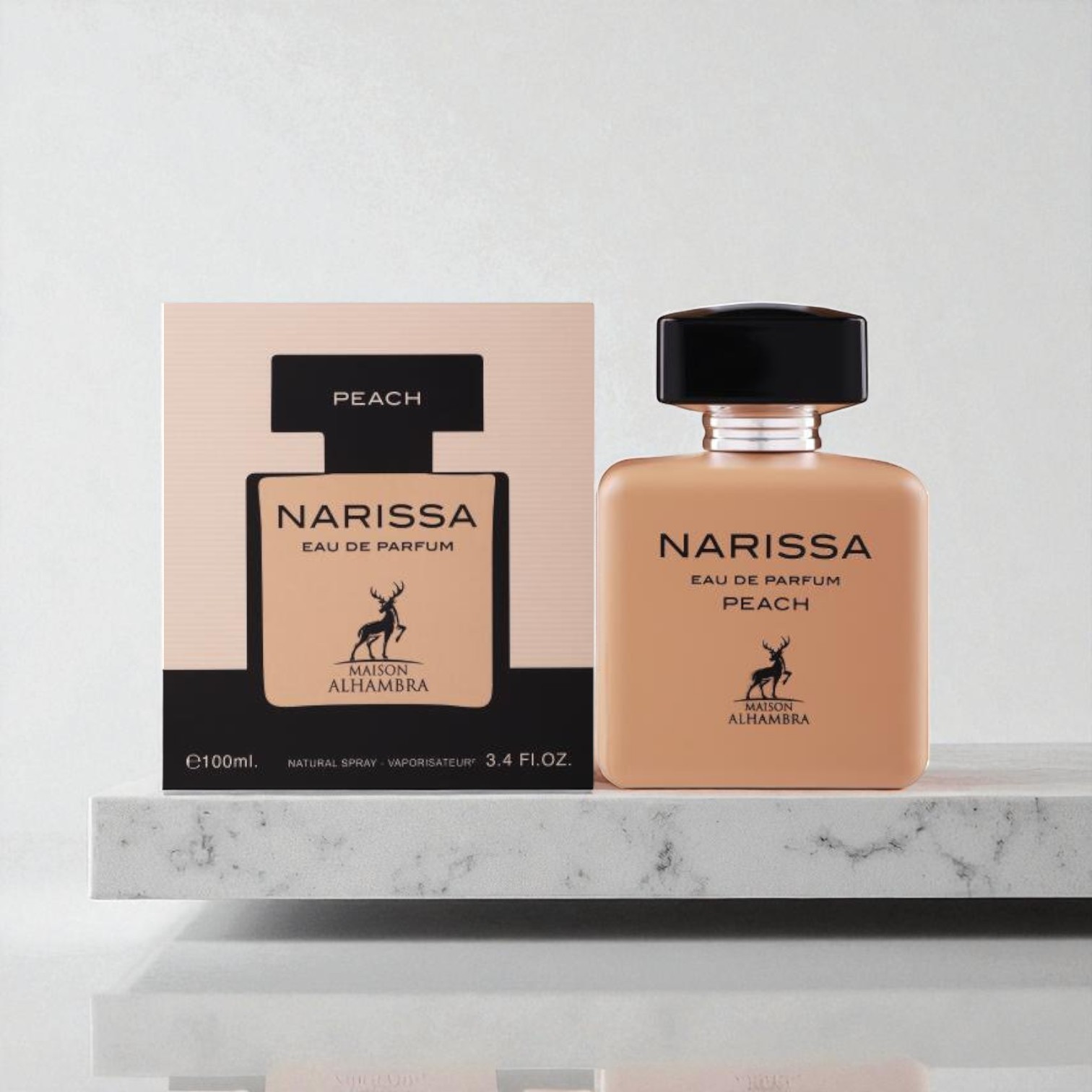Maison Alhambra Narissa Peach 100 ml - Imagen 3