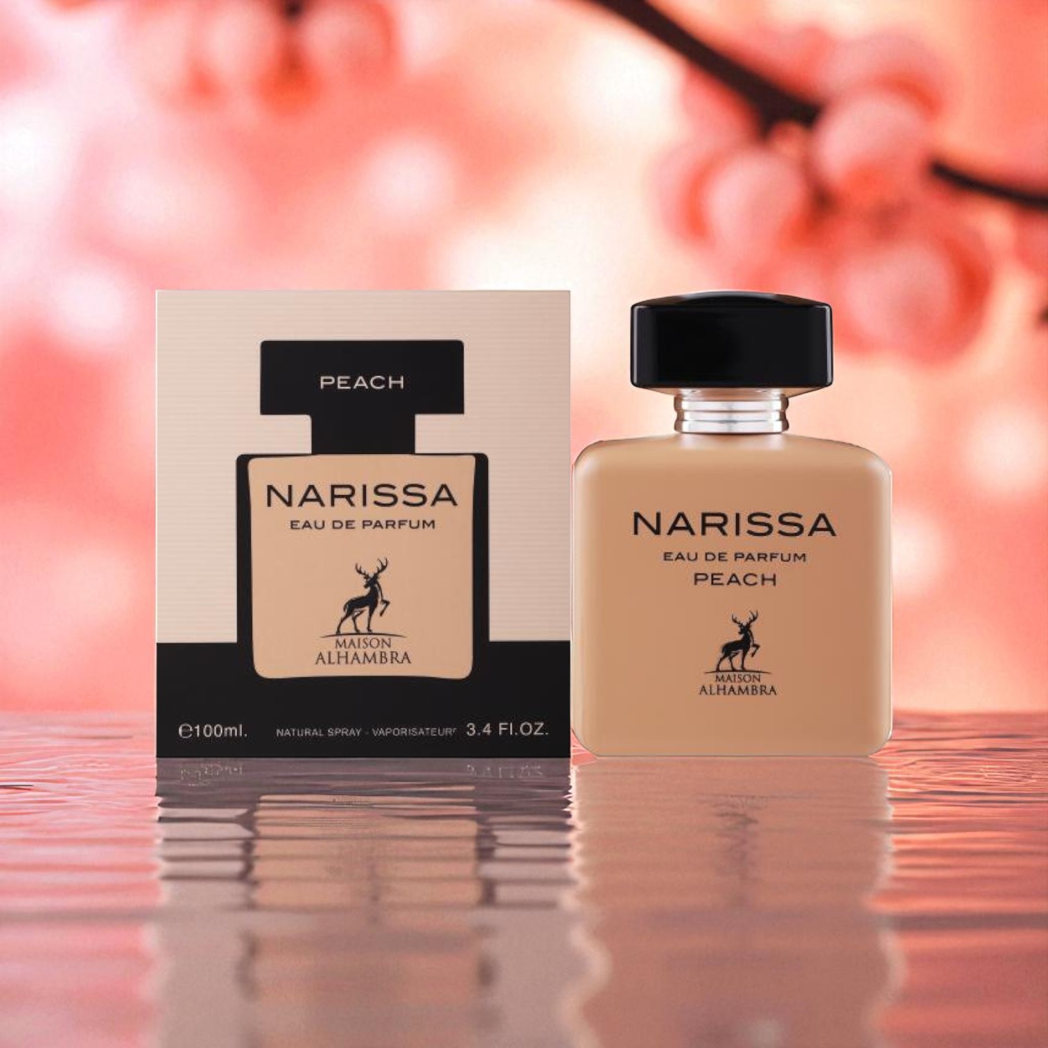 Maison Alhambra Narissa Peach 100 ml - Imagen 4