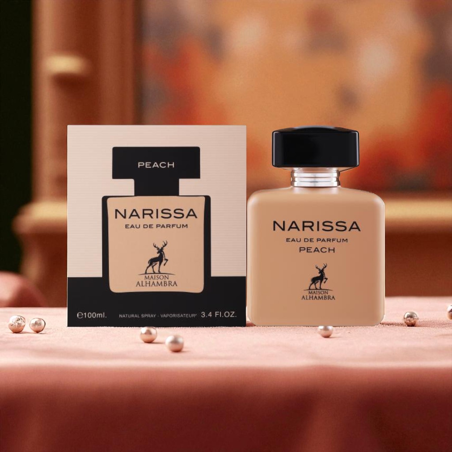 Maison Alhambra Narissa Peach 100 ml - Imagen 6