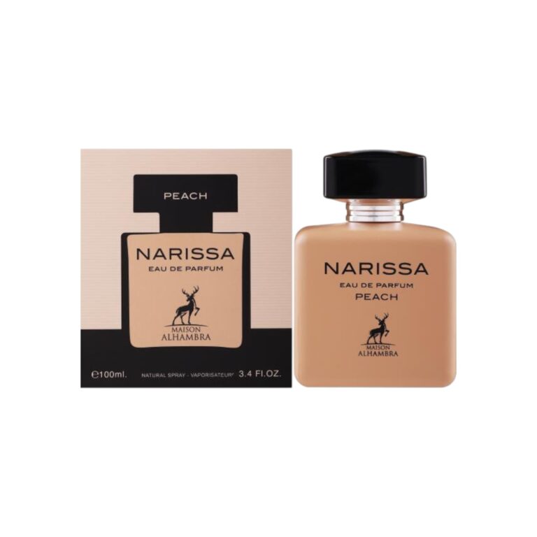 Maison Alhambra Narissa Peach 100 ml — presentación del producto