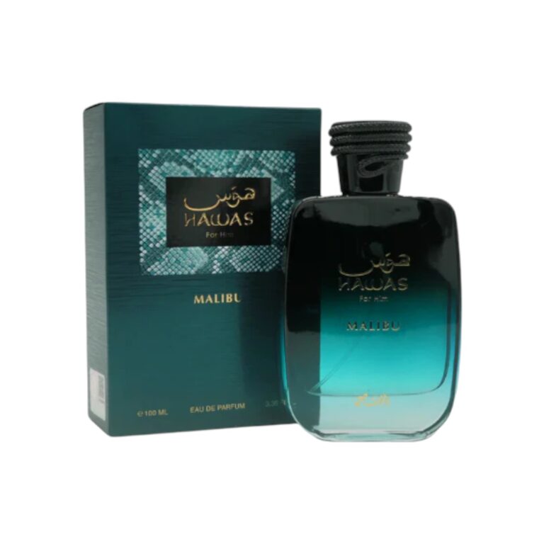 Rasasi Hawas Malibu 100 ml — presentación del producto