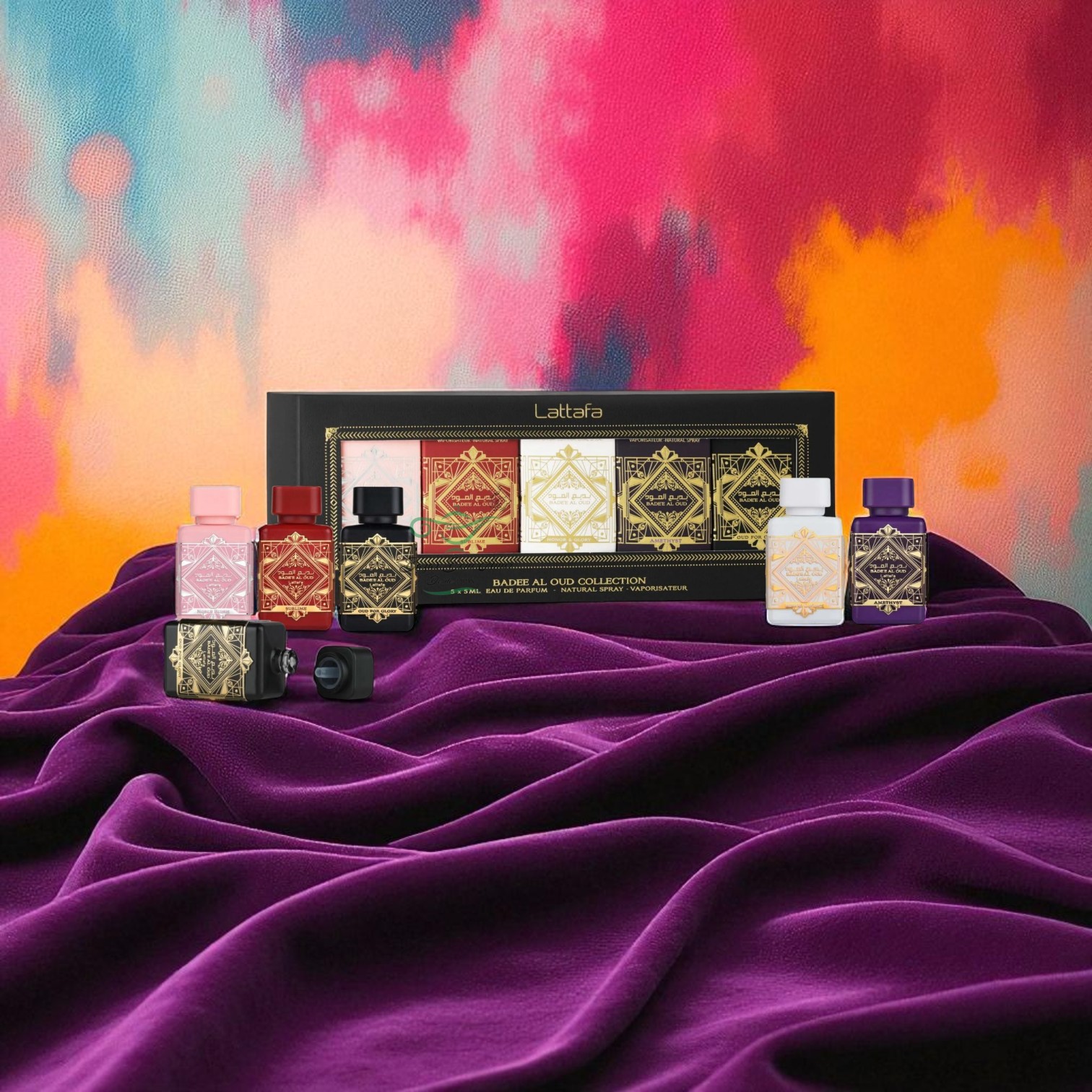 Lattafa Badee Al Oud Collection 5 × 5 ml - Imagen 6