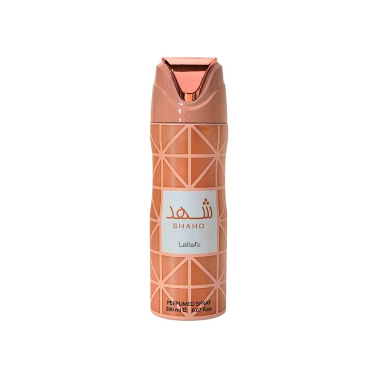 Lattafa Shahd — spray corporal 200 ml — presentación del producto
