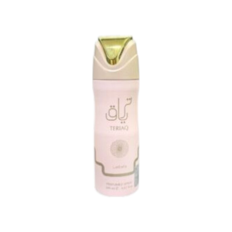 Lattafa Teriaq — spray corporal 200 ml — presentación del producto
