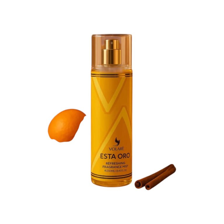 Volaré Esta Oro — bruma corporal 250 ml — presentación del producto