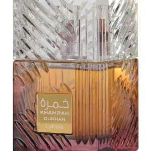 Lattafa Khamrah Dukhan 100 ml — presentación del producto