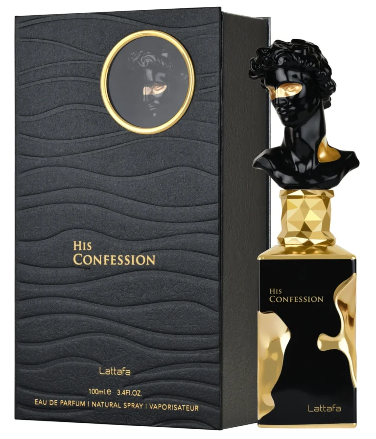 Lattafa His Confession 100 ml — presentación del producto